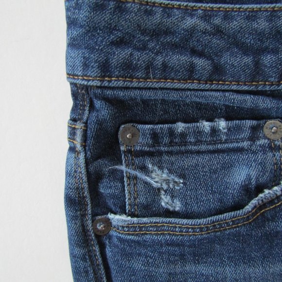 Paradise Mine Slim Boyfriend Distressed Jean, Dark - Picture 6 of 12